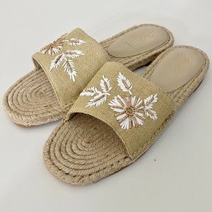 Jewel By Badgley Mischka Embroidered Espadrille